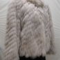 LADIES CUTE BEIGE FOX DIAGONAL JACKET - 58746(o) SIZE 12