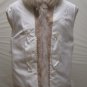 LADIES CUTE BEIGE FOX DIAGONAL JACKET - 58746(o) SIZE 12