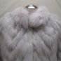 LADIES CUTE NATURE BLUE FOX CHEVRON JACKET-61069(o) Size 8