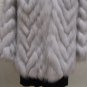 LADIES CUTE NATURE BLUE FOX CHEVRON JACKET-61069(o) Size 8