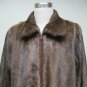 MENS REGULAR  DEMIBUFF MINK BOMBER ZIP UP  JACKET-67004 (SZ XL)