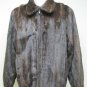 MENS REGULAR MAHOGANY USA MINK BOMBER ZIP UP JACKET-67002 (SZ XL)