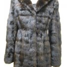 LADIES DYED BROWN SABLE HORIZONTAL JKT-64061 (SIZE 42 = SIZE M)