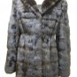 LADIES DYED BROWN SABLE HORIZONTAL JKT-64061 (SIZE 42 = SIZE M)