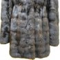 LADIES DYED BROWN SABLE HORIZONTAL JKT-64061 (SIZE 42 = SIZE M)
