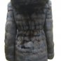 LADIES DYED BROWN SABLE HORIZONTAL JKT-64061 (SIZE 42 = SIZE M)