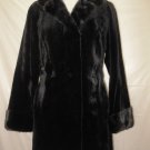 LADIES SHEARED BLK MINK STROLLER +LONG HAIR MINK-40364 (SIZE 55 = SIZE M)
