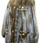 LADIES MAHOGANY US MINK JACKET TRIM WITH SHEARED MINK - 39024(o) SIZE M