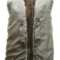 LADIES MAHOGANY US MINK JACKET TRIM WITH SHEARED MINK - 39024(o) SIZE M