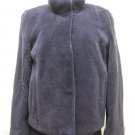 LADIES DYED PURPLE PLUCKED MINK JACKET  - 52800 (SZ 55 = SIZE M )