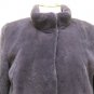 LADIES DYED PURPLE PLUCKED MINK JACKET - 52800 (SZ 55 = SIZE M )