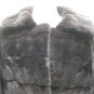 LADIES DYED BLACK PLUCKED HI LO MINK JKT-55292 (SIZE M)
