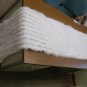 CUTE & FASHION WHITE FOX SCARF TRIM W/LACE - 65602(o)