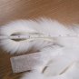CUTE & FASHION WHITE FOX SCARF TRIM W/LACE - 65602(o)