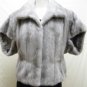 LADIES SAPPHIRE US MINK LETOUT VEST JKT-64409(o) SIZE M = SIZE 55