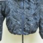LADIES DYED DARK BLUE SECTION MINK ZIP UP JACKET - 66917 (SZ 14)