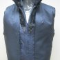 LADIES DYED DARK BLUE SECTION MINK ZIP UP JACKET - 66917 (SZ 14)