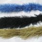 FALL WINTER CHIC FUR TRIM -TIBET LAMB IN COL: BLACK + BEIGE + BLUE