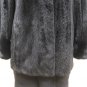 LADIES BLK SHEARED MINK JKT W/CHINCHILLA-56919(o) SIZE 6