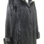 LADIES BLK SHEARED MINK JKT W/CHINCHILLA-56919(o) SIZE 6