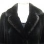 LADIES DYED BLK SHEARED MINK JKT W/MINK COLAR-36236(o) (SIZE M)