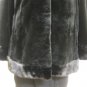 LADIES DYED BLK SHEARED MINK JKT W/MINK COLAR-36236(o) (SIZE M)