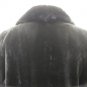 LADIES DYED BLK SHEARED MINK JKT W/MINK COLAR-36236(o) (SIZE M)