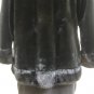 LADIES DYED BLK SHEARED MINK JKT W/MINK COLAR-36236(o) (SIZE M)