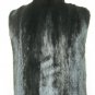 LADIES BLACKGAMA MINK LETOUT LONG VEST REVERSIBLE TO SILK -62121(SIZE 55 = M)