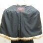 LADIES BLACK MINK CAPE TRIM W/CANADIAN SABLE - 65180/1o