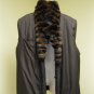NAT MAHO MENS MINK STROLLER W/CHINCHILLA TRIM-55318(o) SIZE 2XL = SIZE 54