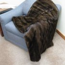 BEDSPREAD - US MINK DEMIBUFF SKIN WITH VELVET LINING 72" X 48" - 59283