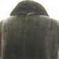 LADIES SHEARED BLACK MINK JKT TRIM WITH LONG HAIR MINK-41979(o) SIZE M