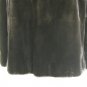 LADIES SHEARED BLACK MINK JKT TRIM WITH LONG HAIR MINK-41979(o) SIZE M