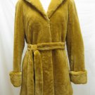 LADIES SHEARED GOLD MINK HOODIE JACKET-47755(o) (SZ 42 =M)