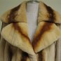 SUPER SOFT WHISKEY PLUCKED MINK JACKET W/ STRIPE-44911(o) size 40(M)