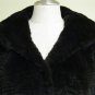 BROWN DYED LASER CUT HI - LO MINK STROLLER-53451(o) SIZE M