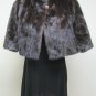 LADIES MAHOUS MINK CUTE HOLMES CAPE - 67016 (SIZE F)