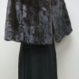 LADIES MAHOUS MINK CUTE HOLMES CAPE - 67016 (SIZE F)