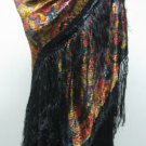 LADIES ITALIAN DESIGNER PAISLEY PRINTED RAYON SILK SCARF B - SIZE 44" X 44"