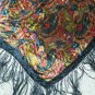 LADIES ITALIAN DESIGNER PAISLEY PRINTED RAYON SILK SCARF B - SIZE 44" X 44"