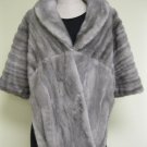 LADIES CLASSIC STUNNING SAPPHIRE MINK CAPE - 64260(o) SIZE F
