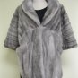 LADIES CLASSIC STUNNING SAPPHIRE MINK CAPE - 64260(o) SIZE F