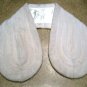 LADIES WHITE FEMALE MINK DIRECTIONAL LONG STOLE - 25372 (SIZE 100" X 17")