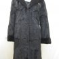 LADIES BROWN PLUCKED MINK SKIN SHORT COAT-64137 (SZ M)