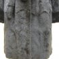 LADIES BROWN PLUCKED MINK SKIN SHORT COAT-64137 (SZ M)