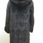LADIES BROWN PLUCKED MINK SKIN SHORT COAT-64137 (SZ M)