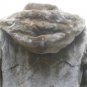 LADIES BROWN PLUCKED MINK SKIN SHORT COAT-64137 (SZ M)
