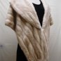LADIES PEARL US MINK LET OUT CAPE - 61881 (SIZE M )