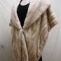 LADIES PEARL US MINK LET OUT CAPE - 61881 (SIZE M )